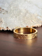 SunCore Golden Sun Ring