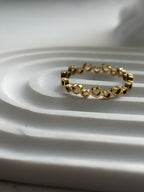 Open Hearts Golden Ring