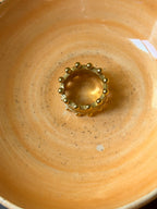 Golden Orbit Chunky Ring