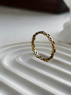Open Hearts Golden Ring