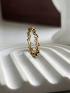 Open Hearts Golden Ring