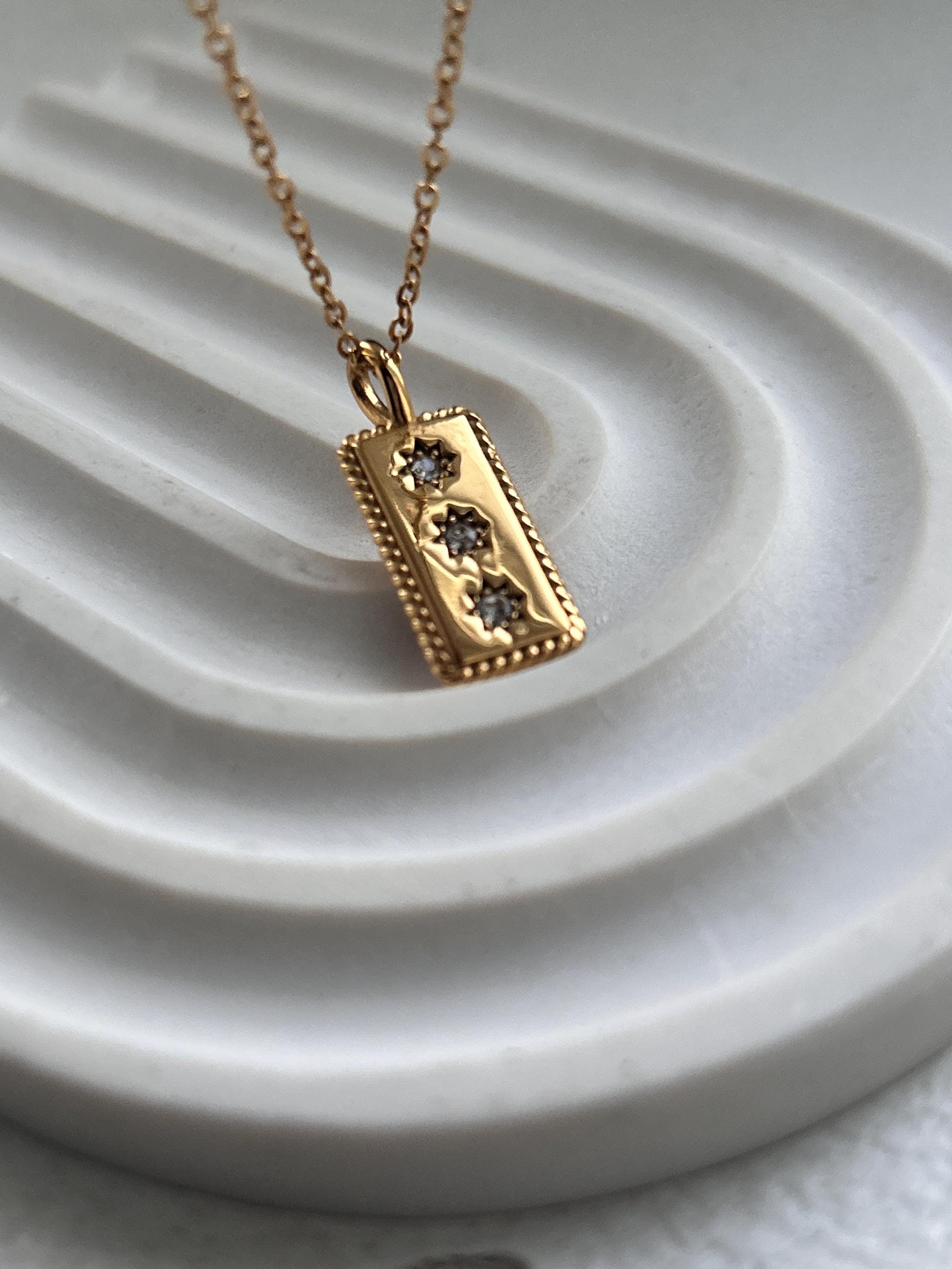Starburst Golden Necklace