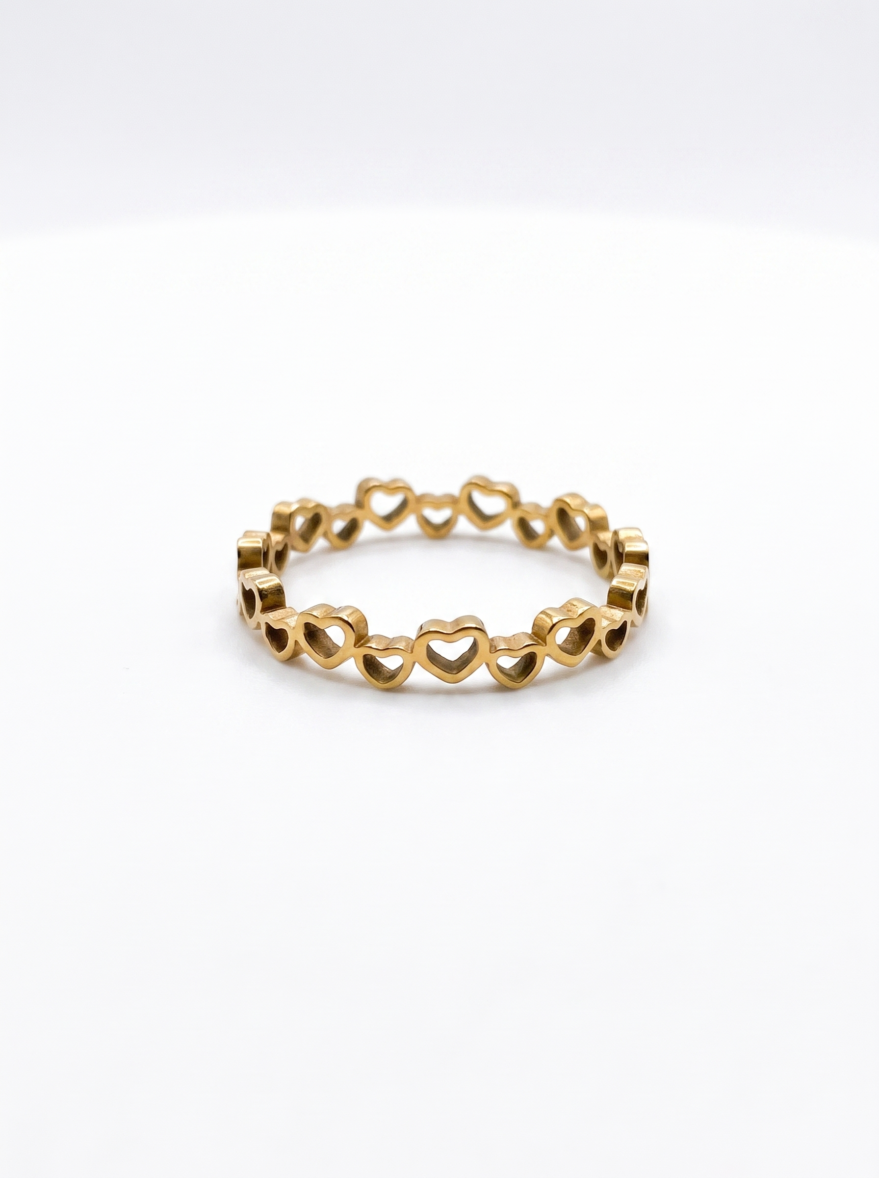 Open Hearts Golden Ring