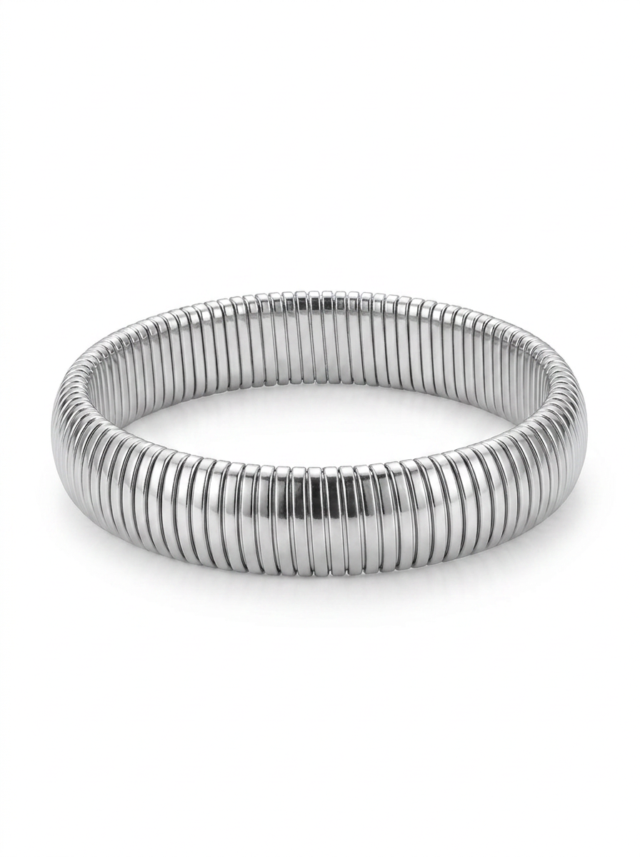 The Silver Snake Flex Bracelet