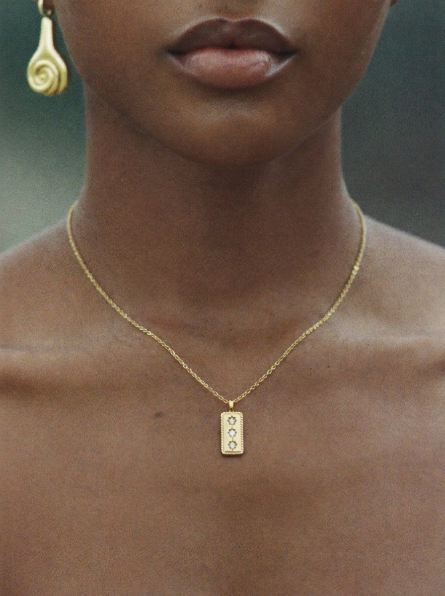 Starburst Golden Necklace