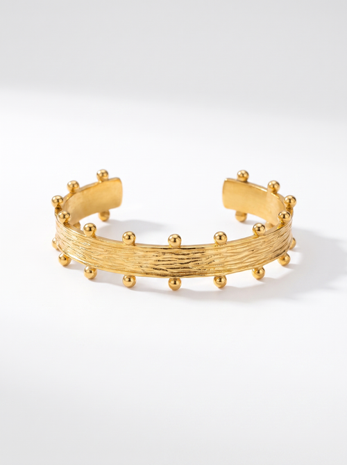 Golden Orbit Chunky Bracelet