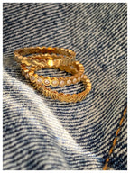 The Nia Golden Trio Rings