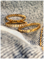 The Nia Golden Trio Rings