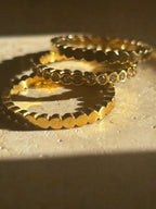 The Nia Golden Trio Rings