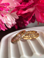 The Nia Golden Trio Rings