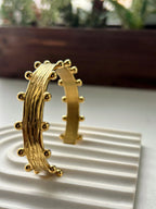 Golden Orbit Chunky Bracelet
