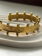 Golden Orbit Chunky Bracelet