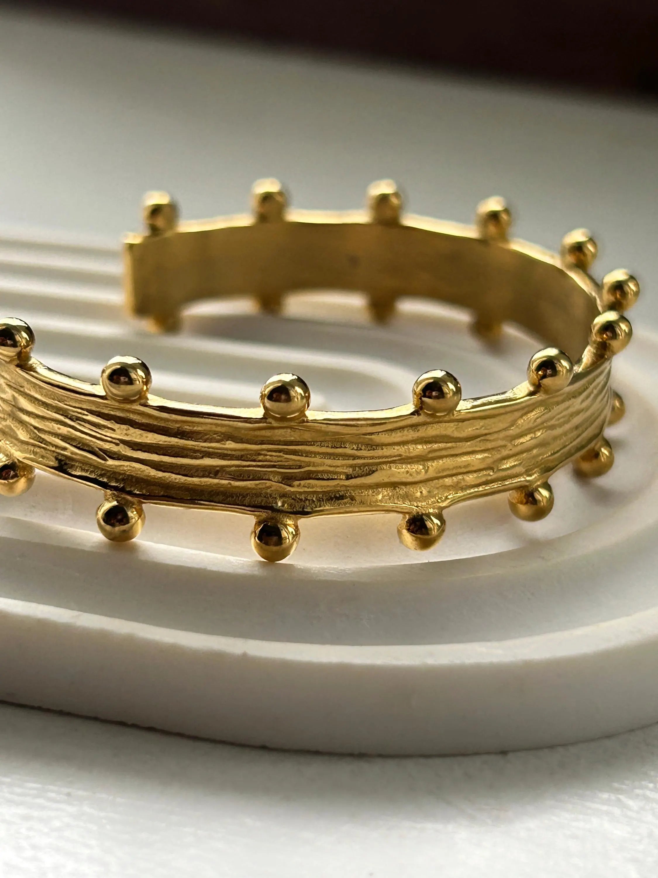 Golden Orbit Chunky Bracelet